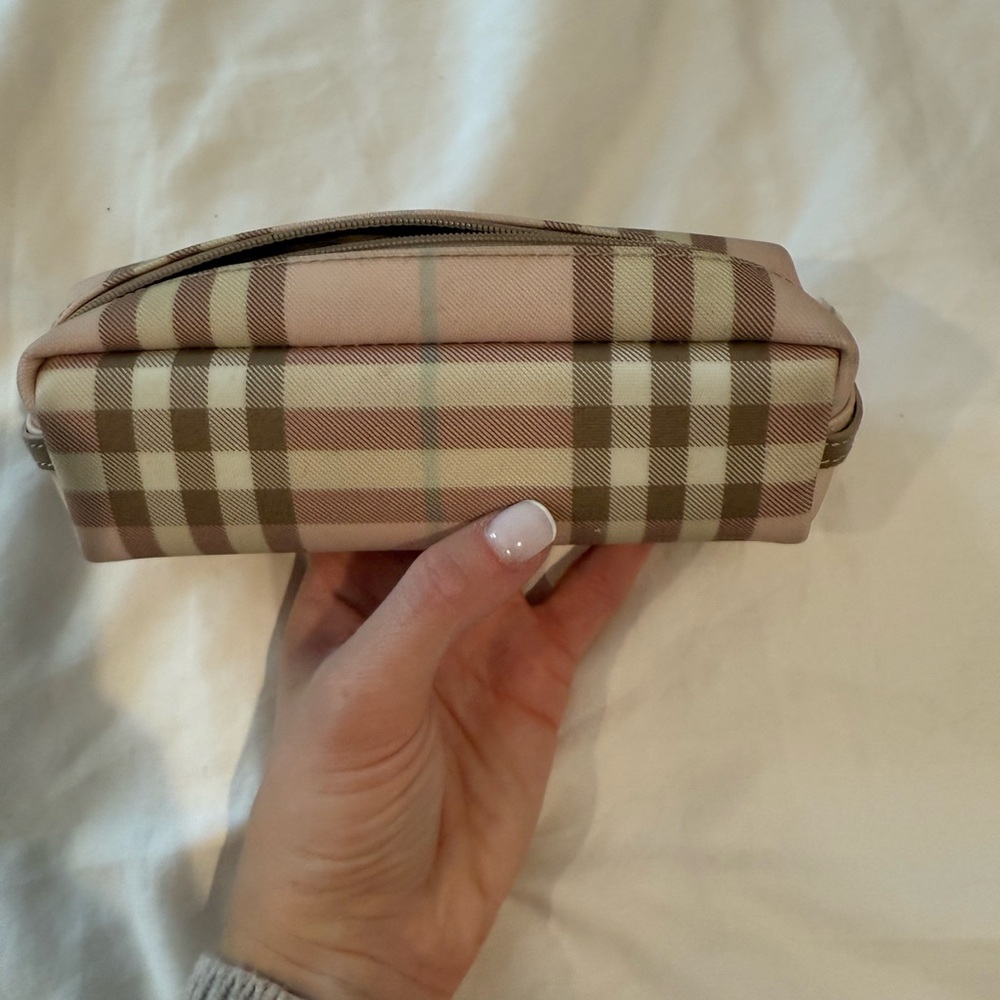 Authentic Burberry pencil case - light pink